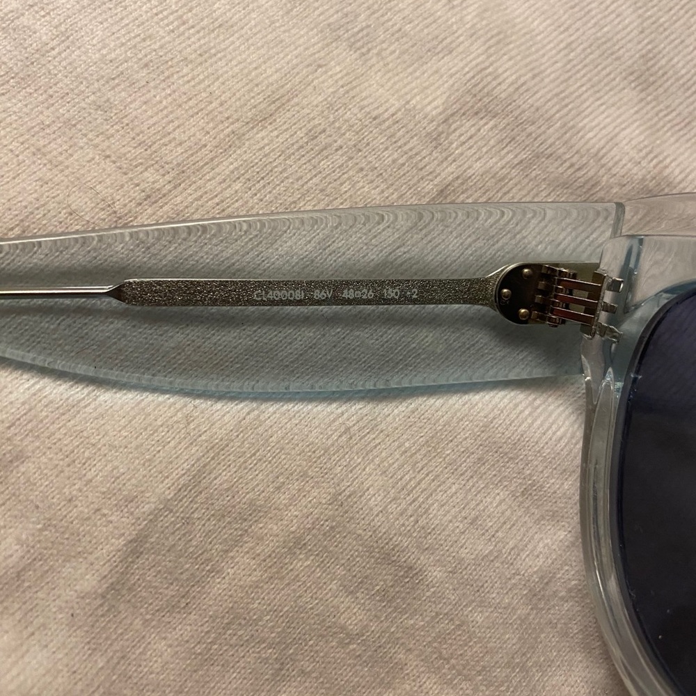 Celine Cl400981 86v Translucent Round Sunglasses - image 6